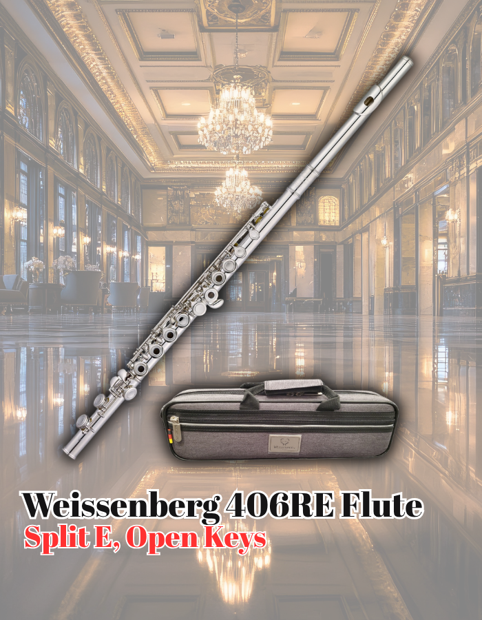 Weissenberg 406RE Flute - Split E / Open Keys – PlayPro Music & Life