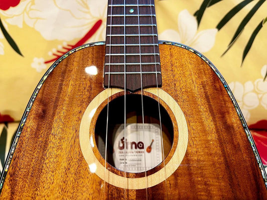 UK-30EVO All Solid Acacia Koa Premium Pineapple Ukulele