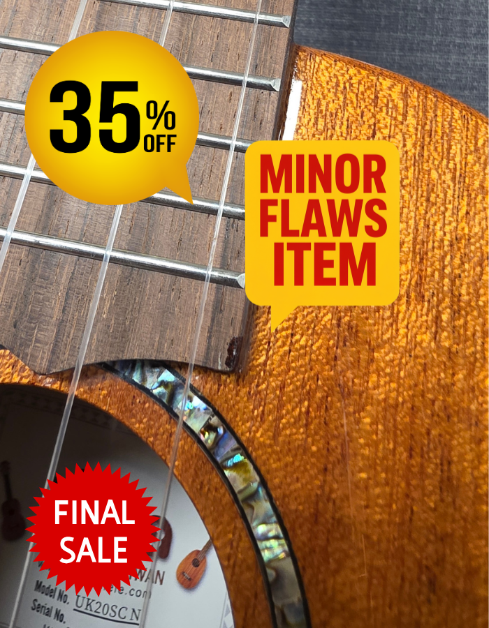 Minor Flaws - UK-20SC ALL Solid Mahogany Ukulele