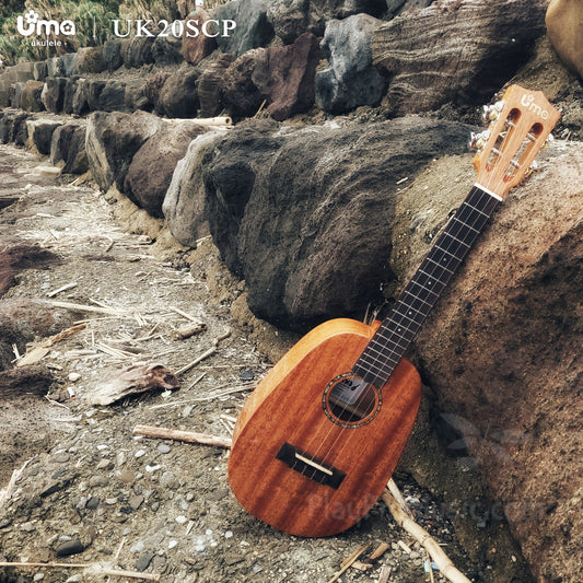 UK-20 All Solid Mahogany Pineapple Ukulele