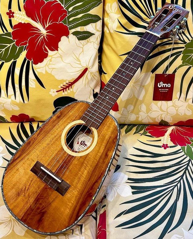 UK-30EVO All Solid Acacia Koa Premium Pineapple Ukulele