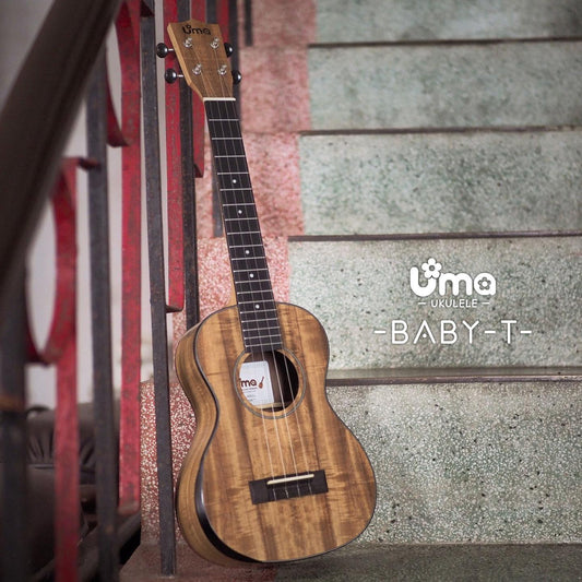 Baby-T Taiwan Acacia Koa Ukulele / Ergonomic Body Curve Design