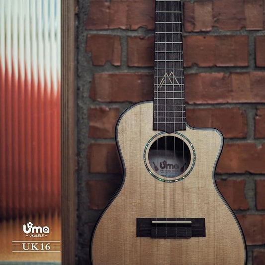 UK-16 Solid Spruce Top Cutaway Ukulele