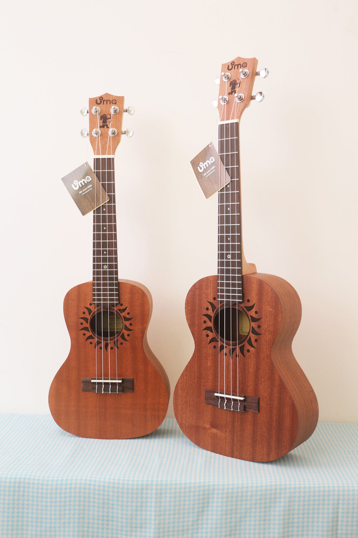 VALI Series Solid Mahogany Carving Ukulele