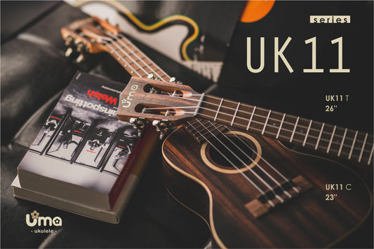 UK-11 Striped Ebony Ukulele