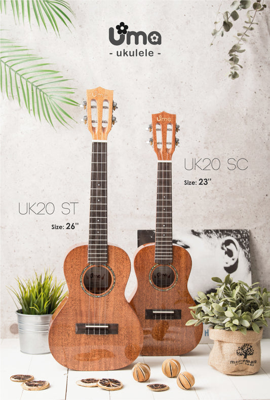 UK-20 ALL Solid Mahogany Ukulele