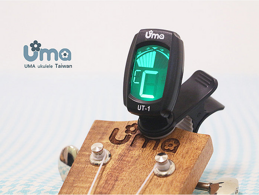 Chromatic Clip-on Tuner for ukulele, guitar, violin, bass & more