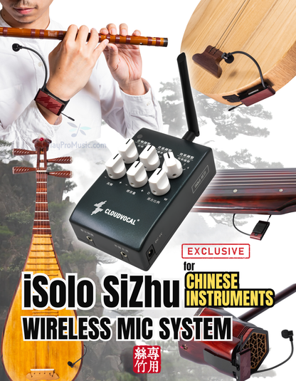 iSolo SiZhu Wireless Chinese Instruments Microphone System - Exclusive Item