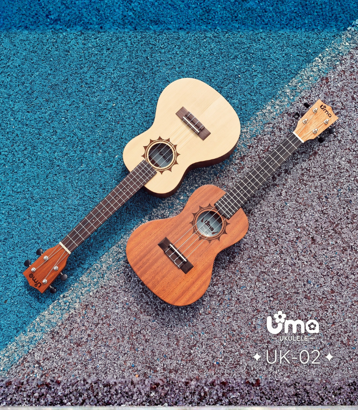 UK-02 Carving Ukulele
