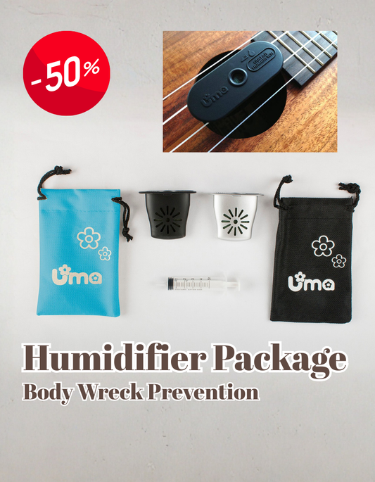 Ukulele/Guitar Humidifier Package - Body Wreck Prevention