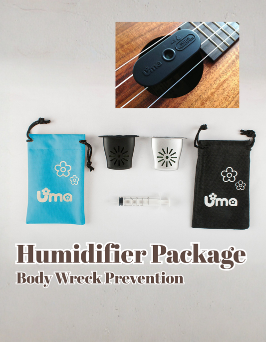 Ukulele/Guitar Humidifier Package - Body Wreck Prevention