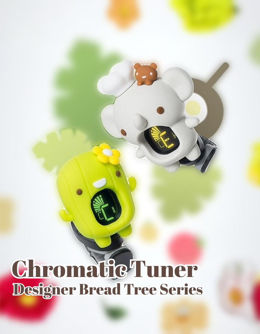 ®BREADTREE Chromatic Tuner for Ukulele, Guitar, Violin & More