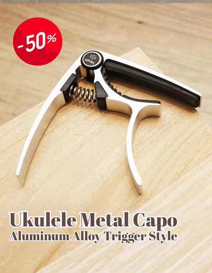 Ukulele Capo - Aluminum Alloy Trigger Style