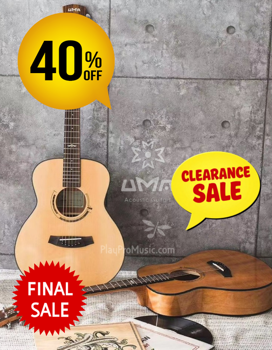 K1 Mini Solid Spruce or Mahogany Top Acoustic Guitar