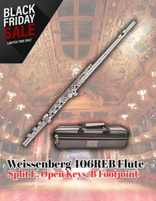 406REB Flute - Split E / Open Keys / B-Footjoint (2024 New Arrival)