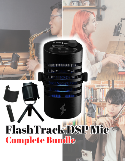 FlashTrack DSP Microphone (Built-in EX & IR) Complete Bundle (2025)