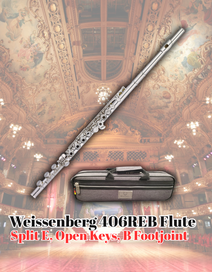406REB Flute - Split E / Open Keys / B-Footjoint
