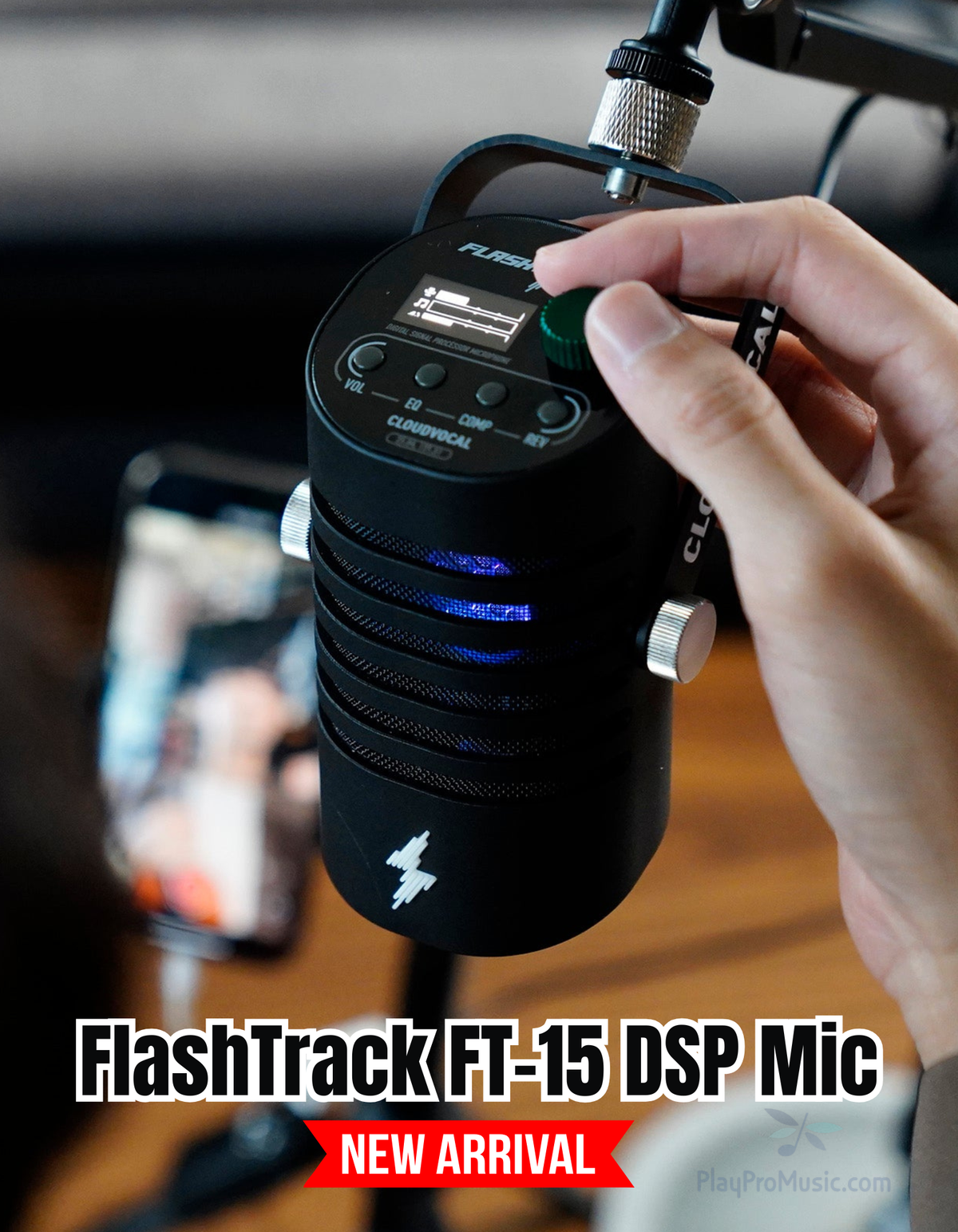 FlashTrack FT-15 DSP Microphone (Built-in EX & IR) - Pocket Studio