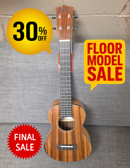 Floor Model - Baby-T Taiwan Acacia Koa Ukulele / Ergonomic Body Curve Design