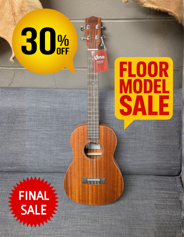 Floor Model - UBU Mahogany Top Baritone Ukulele