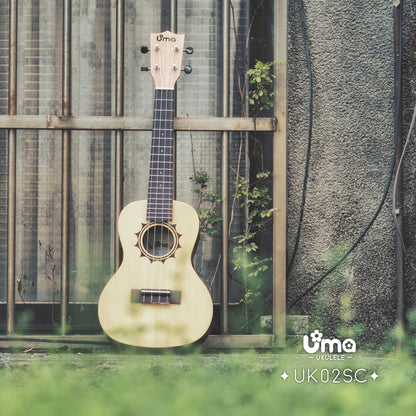 Student Bundle! UK-02 Carving Ukulele Bundle