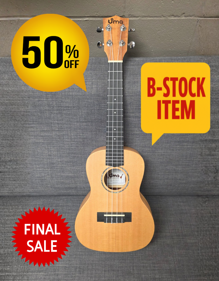 B-Stock Item - UK-06SC Solid Spruce Top Ukulele