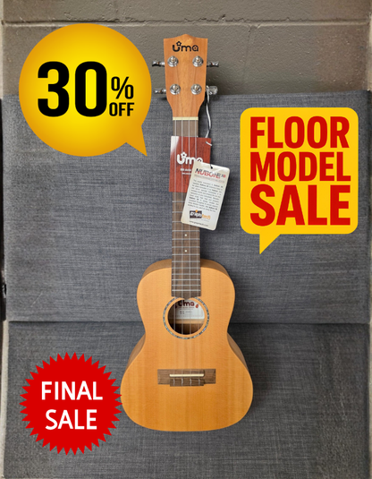 Floor Model - UK-06SC Solid Spruce Top Ukulele