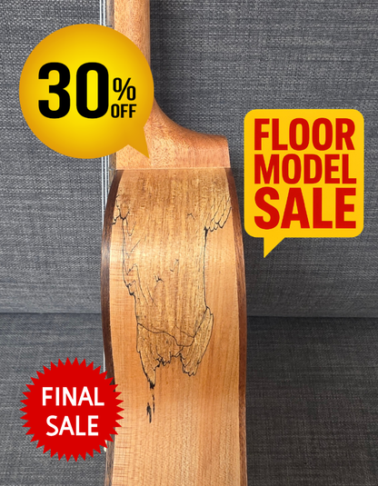 Floor Model - Limited UK-07C All Spalted Maple Ukulele