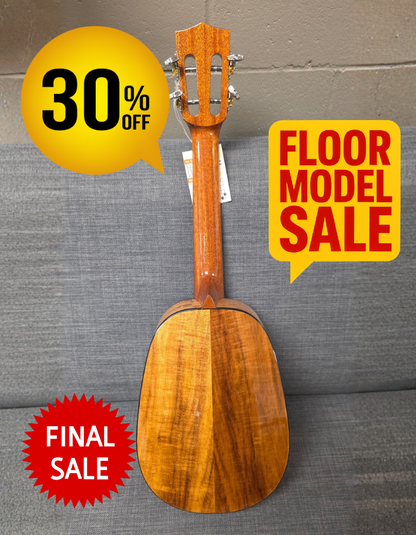 Floor Model - UK-30EVO All Solid Acacia Koa Premium Pineapple Ukulele