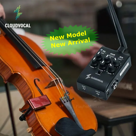 iSolo Violin/Fiddle VF-10 All-in-one Wireless Mic System + KNA pickup (USA Version)
